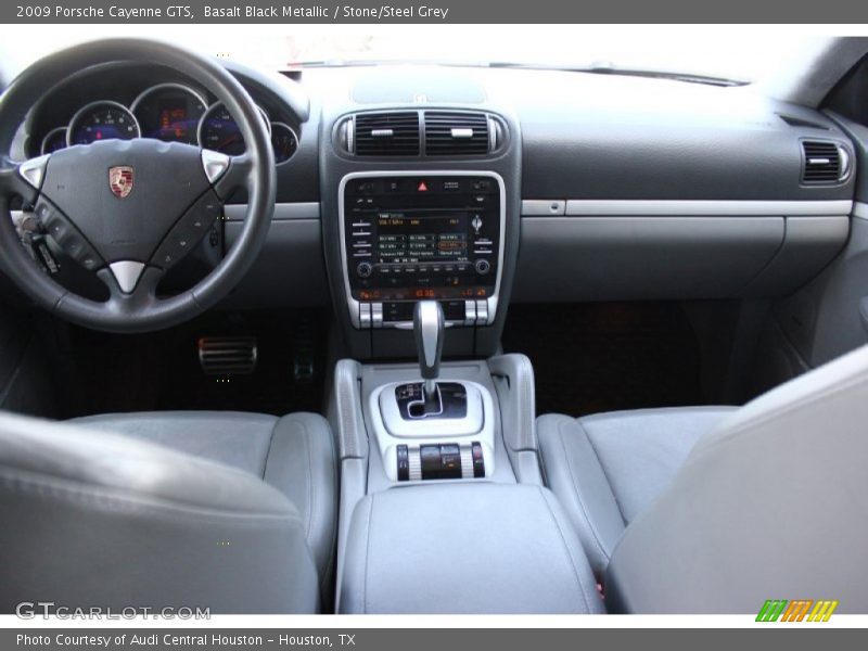 Basalt Black Metallic / Stone/Steel Grey 2009 Porsche Cayenne GTS