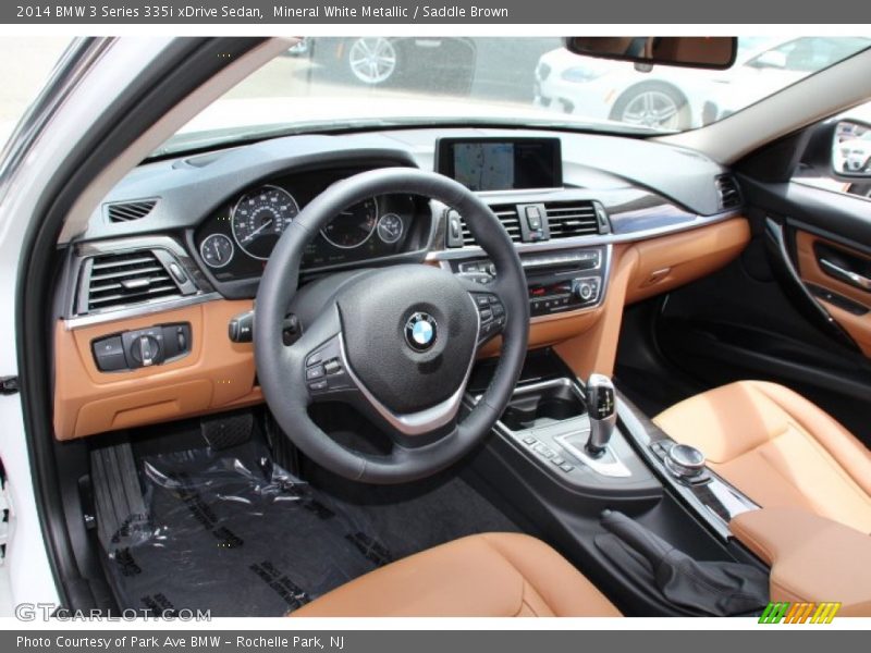  2014 3 Series 335i xDrive Sedan Saddle Brown Interior