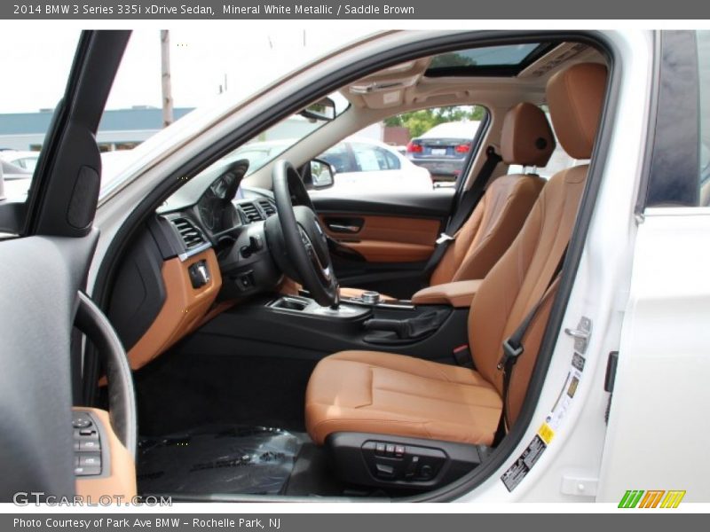 Front Seat of 2014 3 Series 335i xDrive Sedan