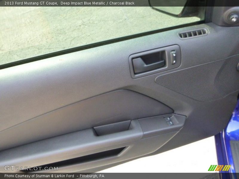 Deep Impact Blue Metallic / Charcoal Black 2013 Ford Mustang GT Coupe