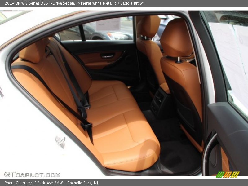 Rear Seat of 2014 3 Series 335i xDrive Sedan