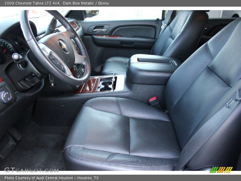 Dark Blue Metallic / Ebony 2009 Chevrolet Tahoe LTZ 4x4