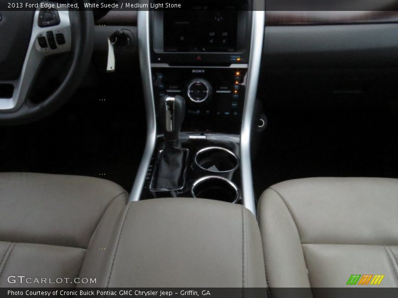 White Suede / Medium Light Stone 2013 Ford Edge Limited