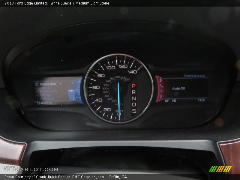White Suede / Medium Light Stone 2013 Ford Edge Limited