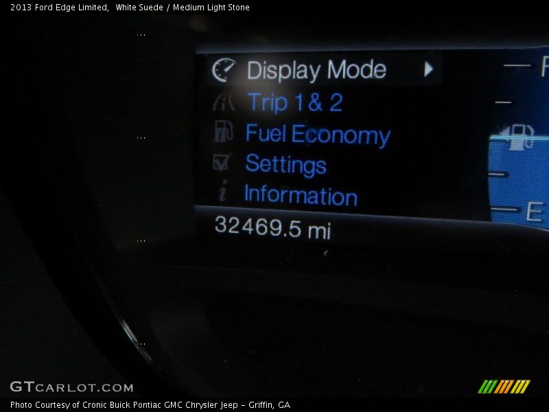 White Suede / Medium Light Stone 2013 Ford Edge Limited