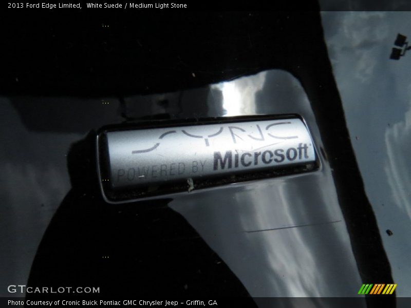 White Suede / Medium Light Stone 2013 Ford Edge Limited