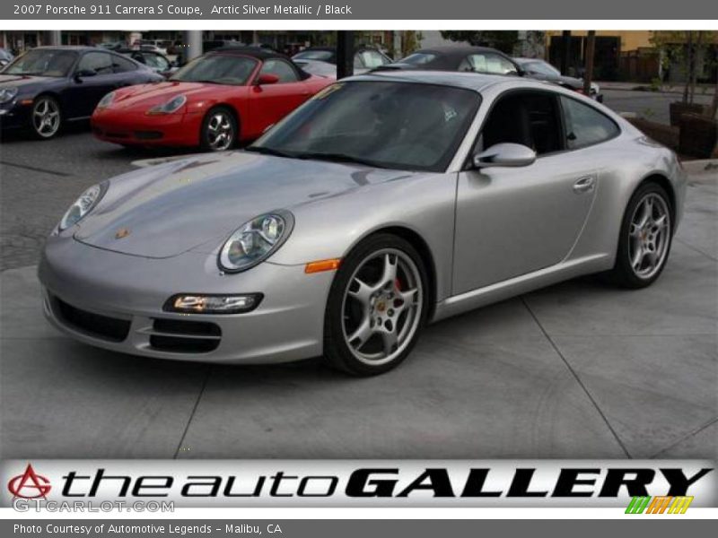 Arctic Silver Metallic / Black 2007 Porsche 911 Carrera S Coupe