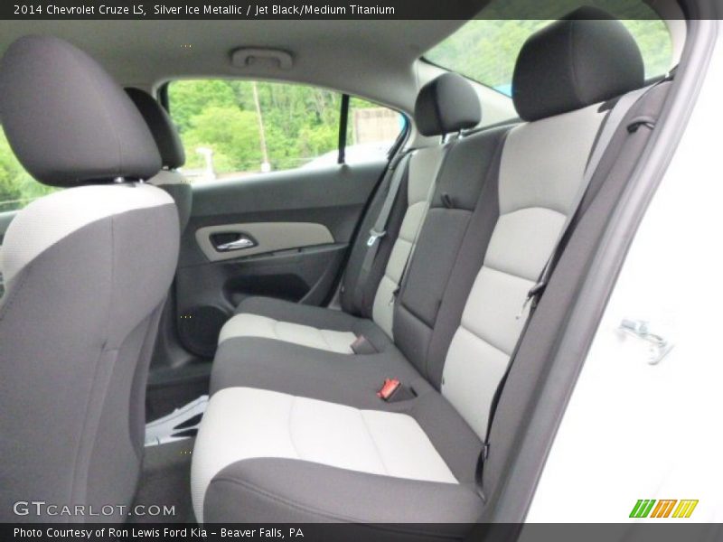 Silver Ice Metallic / Jet Black/Medium Titanium 2014 Chevrolet Cruze LS