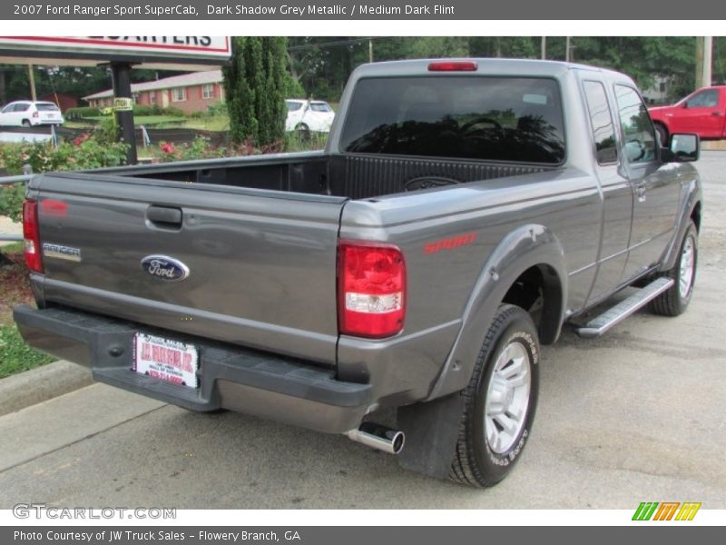 Dark Shadow Grey Metallic / Medium Dark Flint 2007 Ford Ranger Sport SuperCab