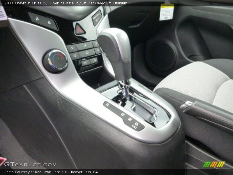 Silver Ice Metallic / Jet Black/Medium Titanium 2014 Chevrolet Cruze LS
