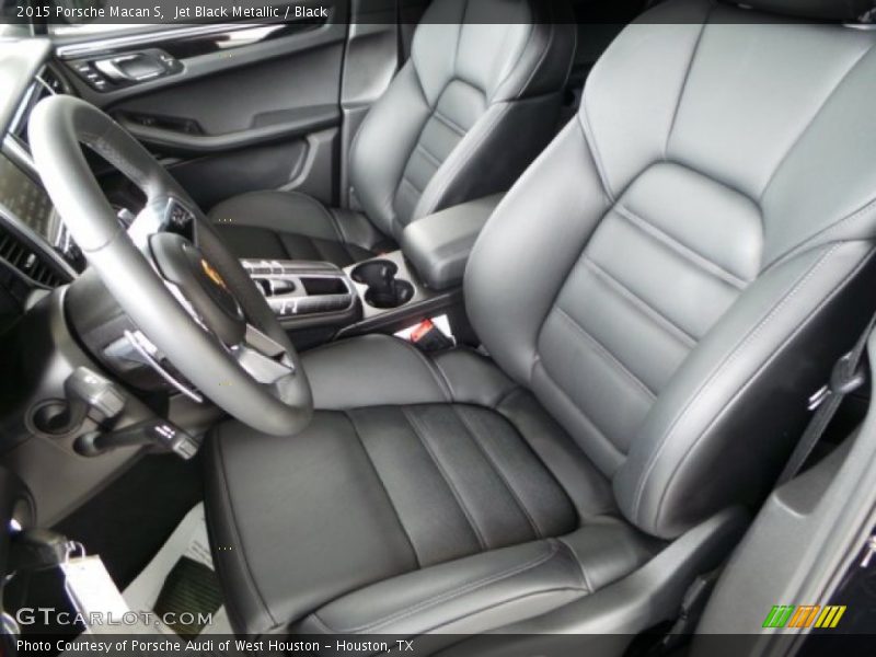 Front Seat of 2015 Macan S