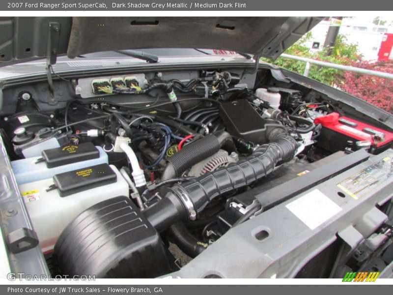 Dark Shadow Grey Metallic / Medium Dark Flint 2007 Ford Ranger Sport SuperCab