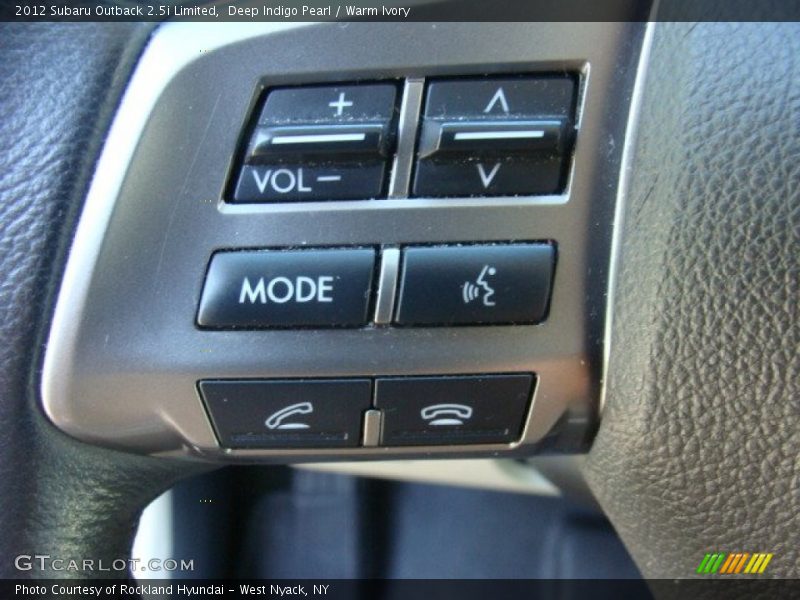 Deep Indigo Pearl / Warm Ivory 2012 Subaru Outback 2.5i Limited