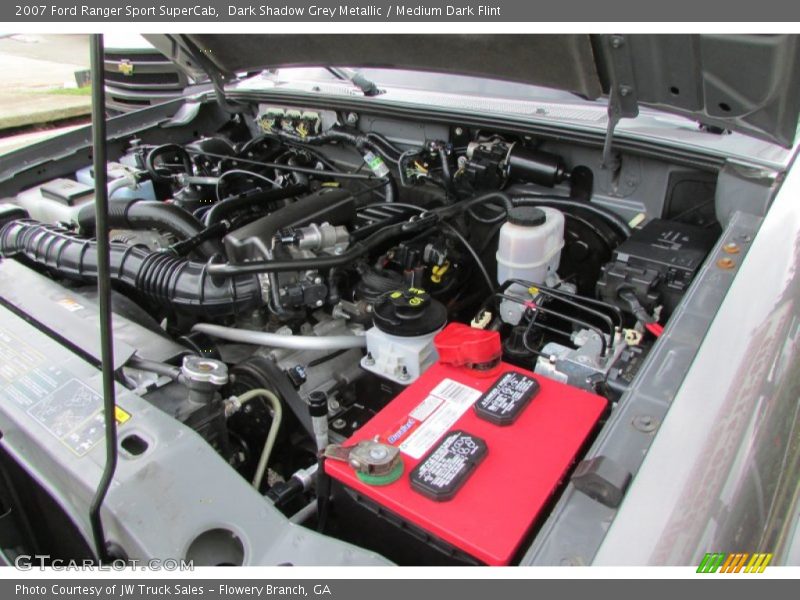 Dark Shadow Grey Metallic / Medium Dark Flint 2007 Ford Ranger Sport SuperCab