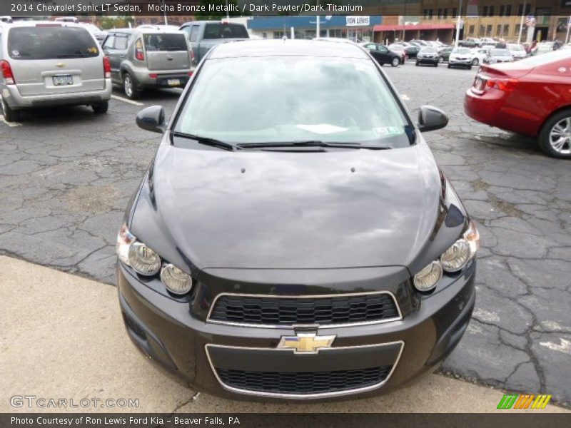 Mocha Bronze Metallic / Dark Pewter/Dark Titanium 2014 Chevrolet Sonic LT Sedan