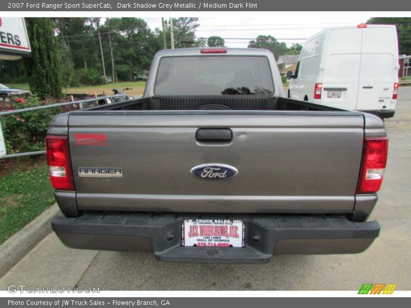 Dark Shadow Grey Metallic / Medium Dark Flint 2007 Ford Ranger Sport SuperCab