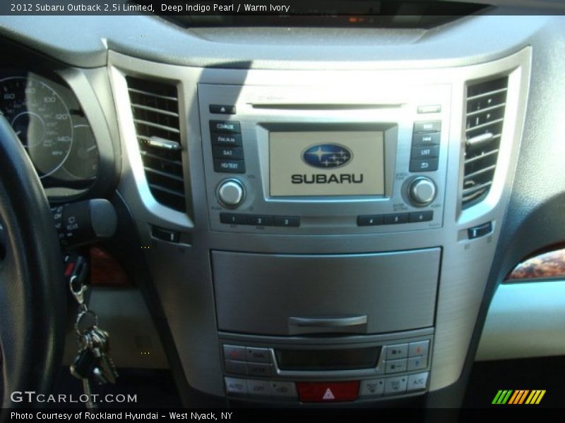 Deep Indigo Pearl / Warm Ivory 2012 Subaru Outback 2.5i Limited