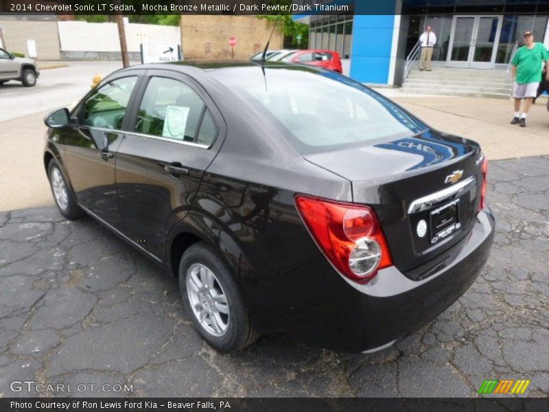 Mocha Bronze Metallic / Dark Pewter/Dark Titanium 2014 Chevrolet Sonic LT Sedan