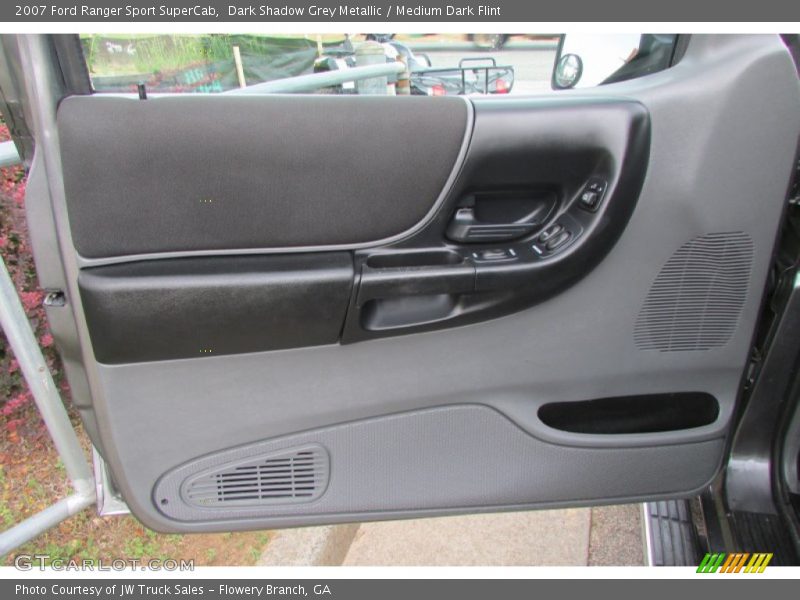 Dark Shadow Grey Metallic / Medium Dark Flint 2007 Ford Ranger Sport SuperCab