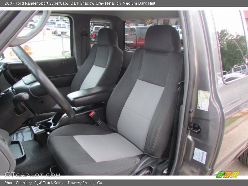 Dark Shadow Grey Metallic / Medium Dark Flint 2007 Ford Ranger Sport SuperCab