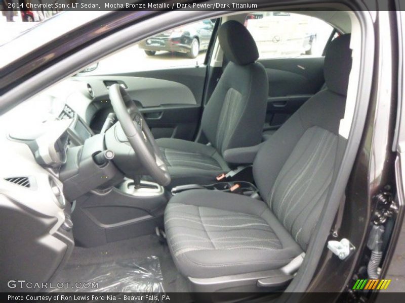 Mocha Bronze Metallic / Dark Pewter/Dark Titanium 2014 Chevrolet Sonic LT Sedan