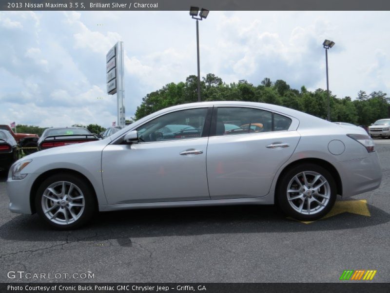 Brilliant Silver / Charcoal 2013 Nissan Maxima 3.5 S