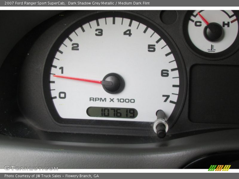Dark Shadow Grey Metallic / Medium Dark Flint 2007 Ford Ranger Sport SuperCab