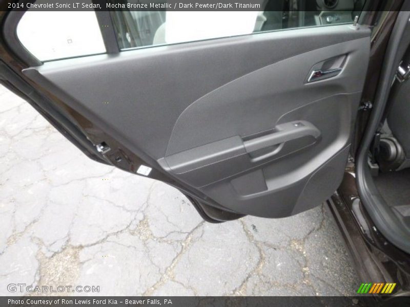Mocha Bronze Metallic / Dark Pewter/Dark Titanium 2014 Chevrolet Sonic LT Sedan