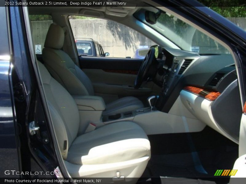 Deep Indigo Pearl / Warm Ivory 2012 Subaru Outback 2.5i Limited
