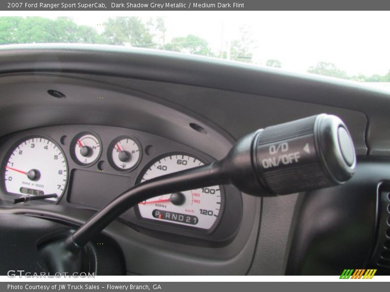 Dark Shadow Grey Metallic / Medium Dark Flint 2007 Ford Ranger Sport SuperCab