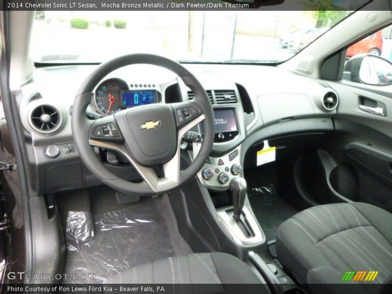 Mocha Bronze Metallic / Dark Pewter/Dark Titanium 2014 Chevrolet Sonic LT Sedan