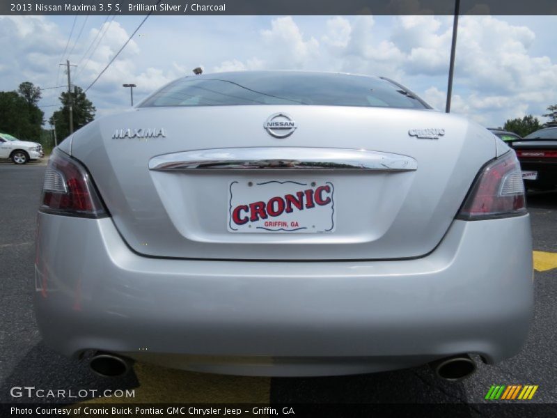 Brilliant Silver / Charcoal 2013 Nissan Maxima 3.5 S