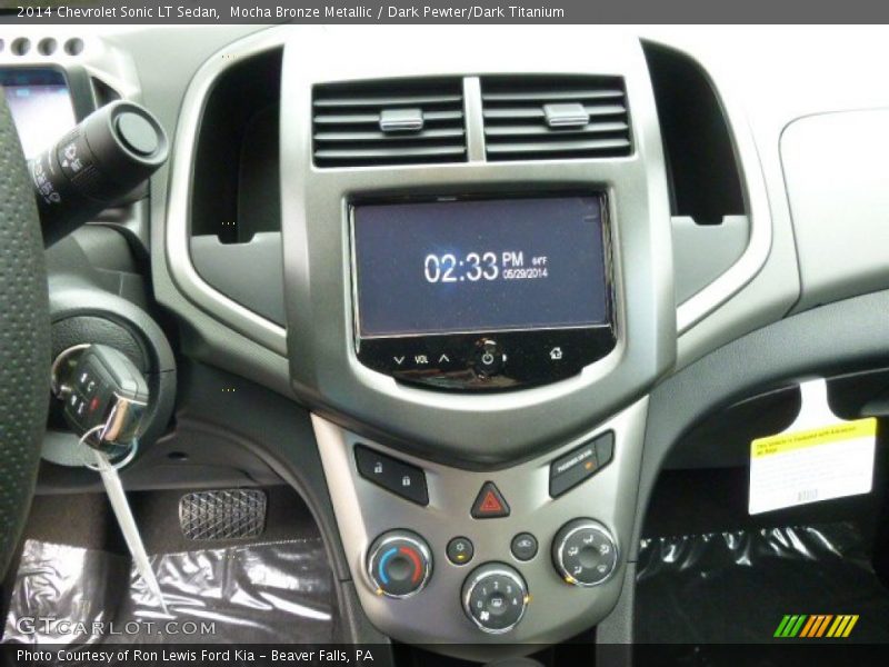 Mocha Bronze Metallic / Dark Pewter/Dark Titanium 2014 Chevrolet Sonic LT Sedan