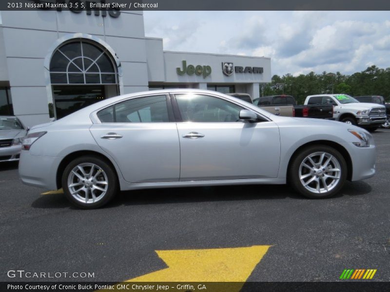 Brilliant Silver / Charcoal 2013 Nissan Maxima 3.5 S