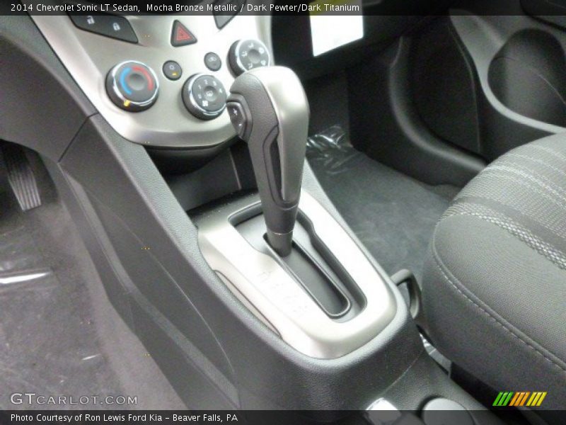 Mocha Bronze Metallic / Dark Pewter/Dark Titanium 2014 Chevrolet Sonic LT Sedan