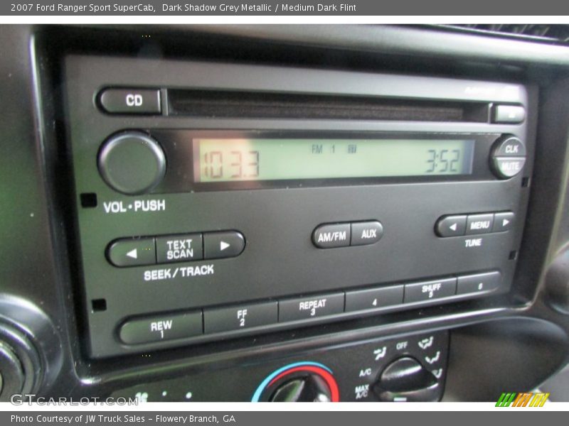 Dark Shadow Grey Metallic / Medium Dark Flint 2007 Ford Ranger Sport SuperCab