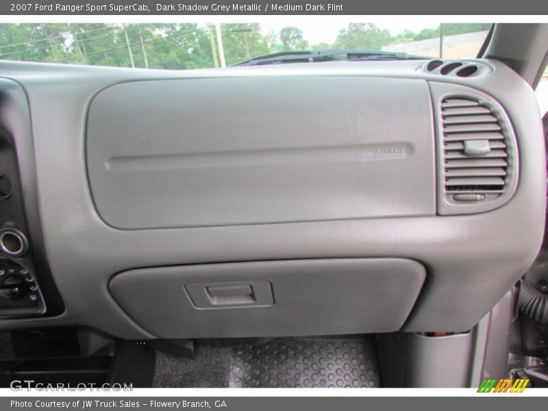 Dark Shadow Grey Metallic / Medium Dark Flint 2007 Ford Ranger Sport SuperCab