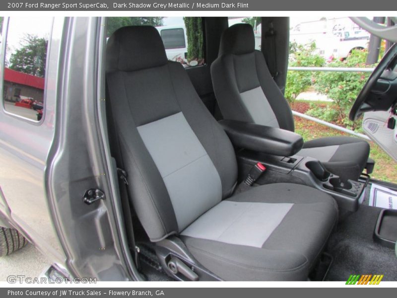 Dark Shadow Grey Metallic / Medium Dark Flint 2007 Ford Ranger Sport SuperCab