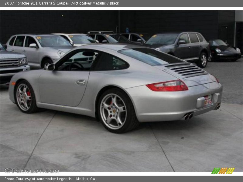 Arctic Silver Metallic / Black 2007 Porsche 911 Carrera S Coupe