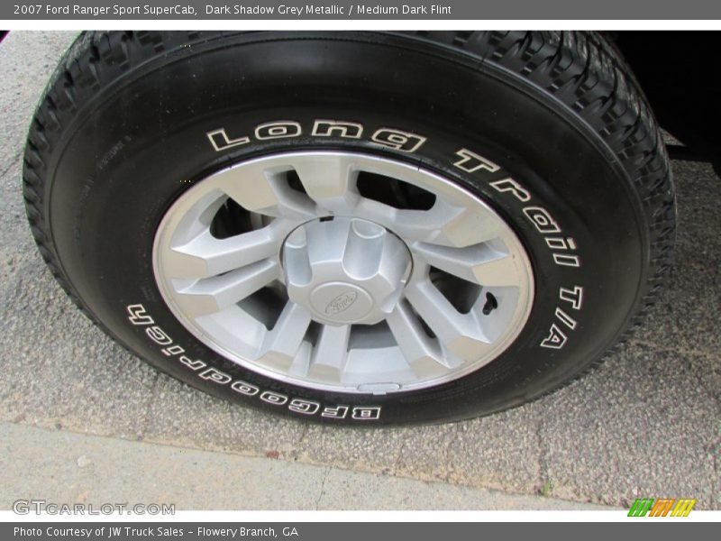 Dark Shadow Grey Metallic / Medium Dark Flint 2007 Ford Ranger Sport SuperCab
