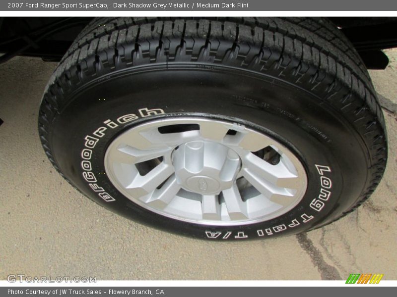 Dark Shadow Grey Metallic / Medium Dark Flint 2007 Ford Ranger Sport SuperCab