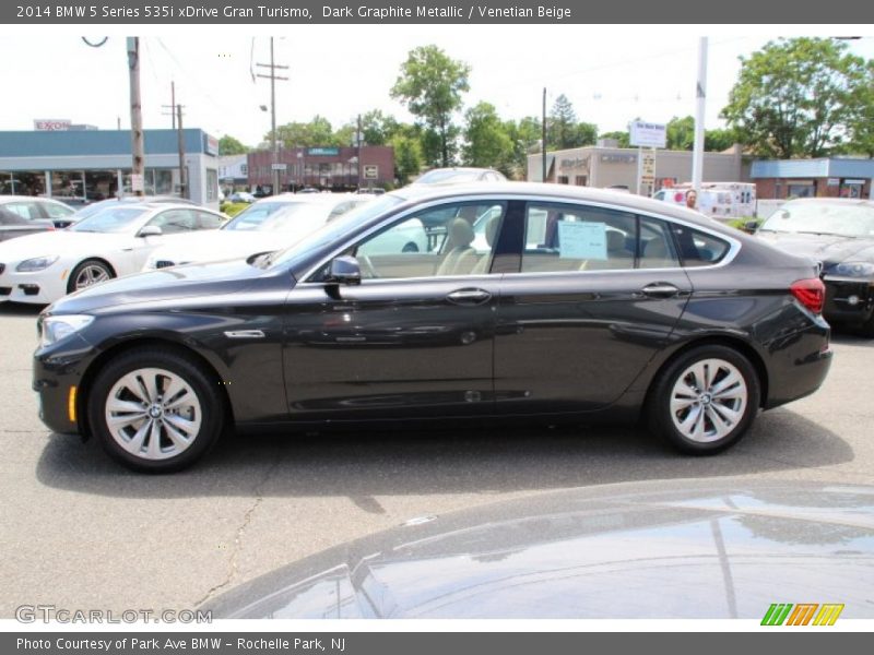 Dark Graphite Metallic / Venetian Beige 2014 BMW 5 Series 535i xDrive Gran Turismo