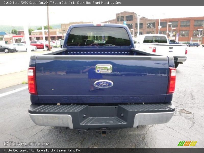 Dark Blue Pearl Metallic / Steel 2012 Ford F250 Super Duty XLT SuperCab 4x4