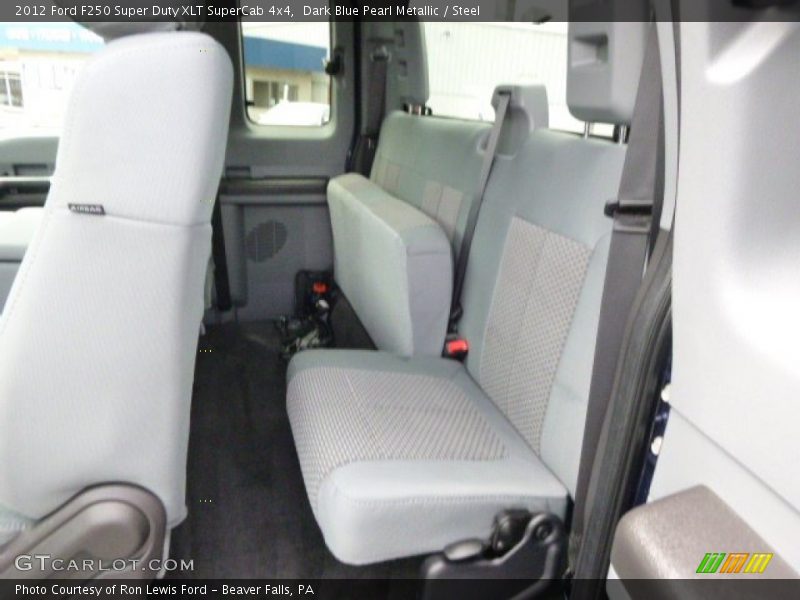 Dark Blue Pearl Metallic / Steel 2012 Ford F250 Super Duty XLT SuperCab 4x4