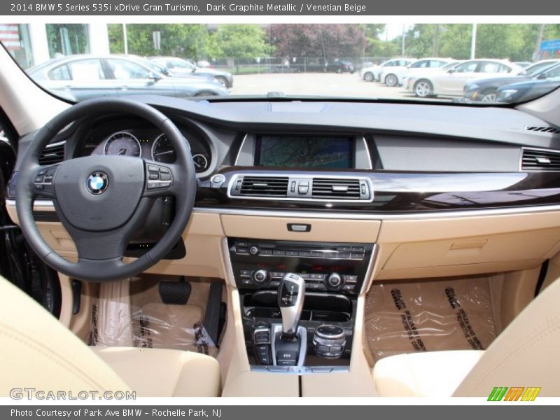 Dark Graphite Metallic / Venetian Beige 2014 BMW 5 Series 535i xDrive Gran Turismo