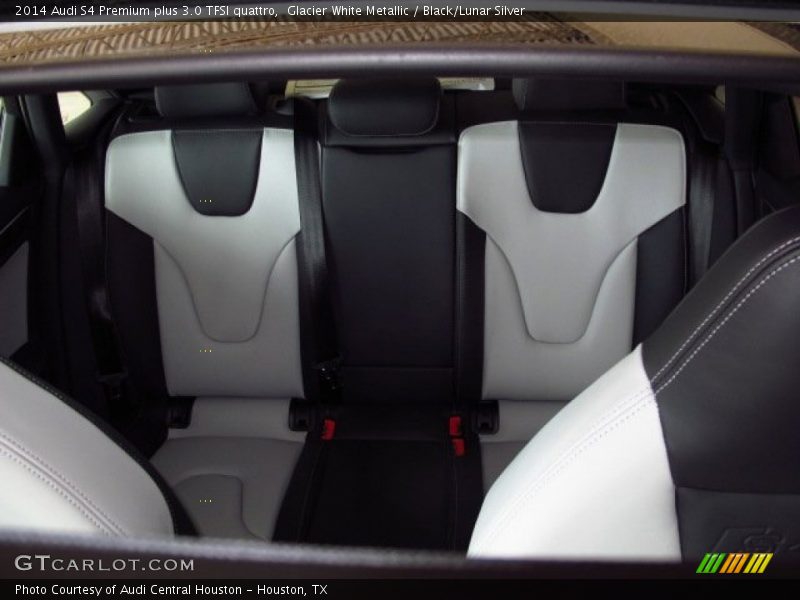 Glacier White Metallic / Black/Lunar Silver 2014 Audi S4 Premium plus 3.0 TFSI quattro