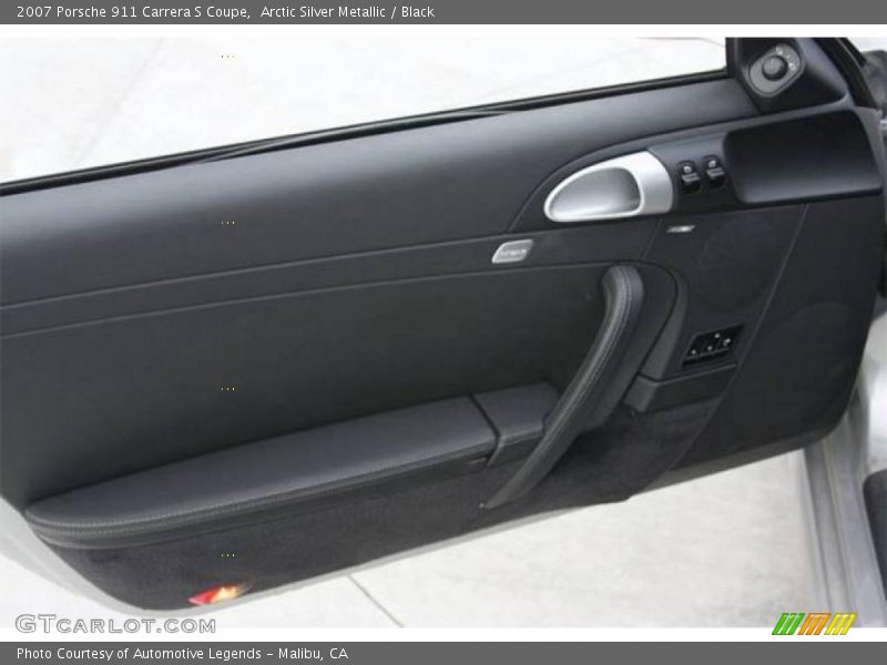 Arctic Silver Metallic / Black 2007 Porsche 911 Carrera S Coupe