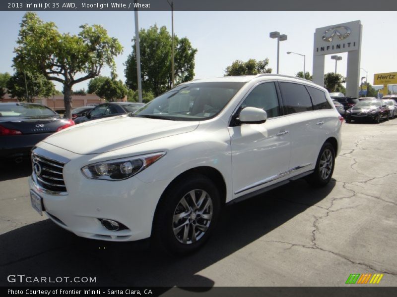 Moonlight White / Wheat 2013 Infiniti JX 35 AWD