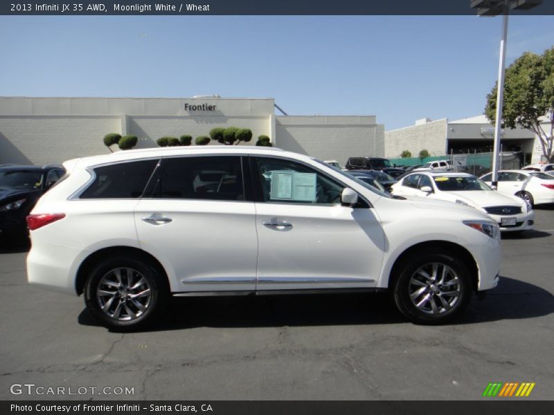 Moonlight White / Wheat 2013 Infiniti JX 35 AWD