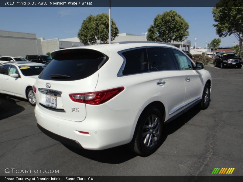 Moonlight White / Wheat 2013 Infiniti JX 35 AWD